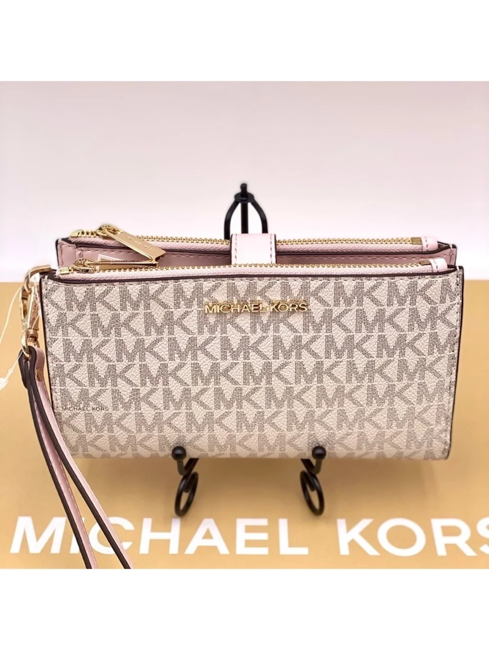 Michael Kors Double Zip Wallet Wristlet
